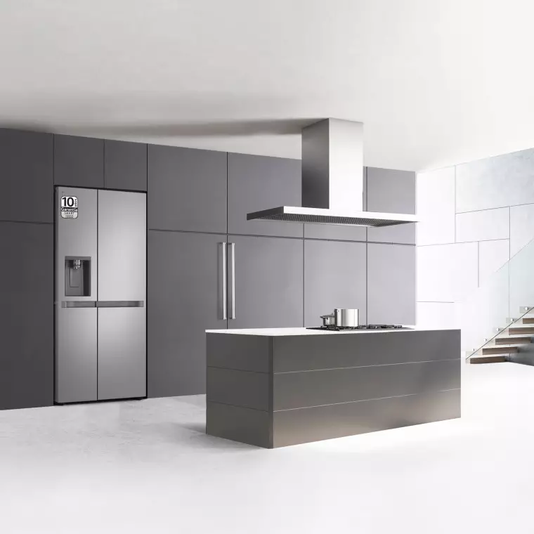 LG Outlet Frigorífico Side By side Serie 400, Inox antihuellas. E, 641 L, GSLC40PYPE.OUTLET